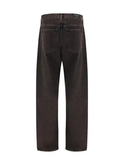 7 For All Mankind Twisted Modern Straight Jeans In Brown