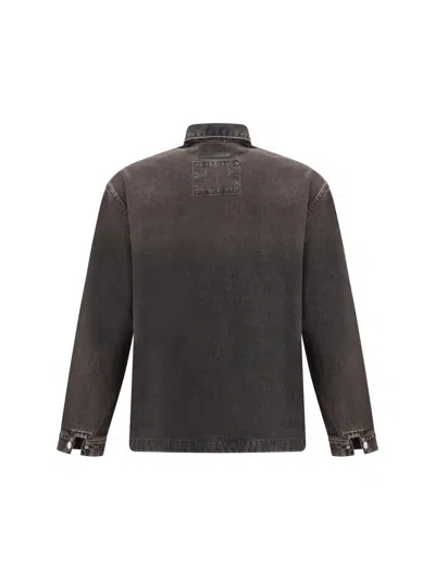 7 For All Mankind Logo T-shirt In Brown