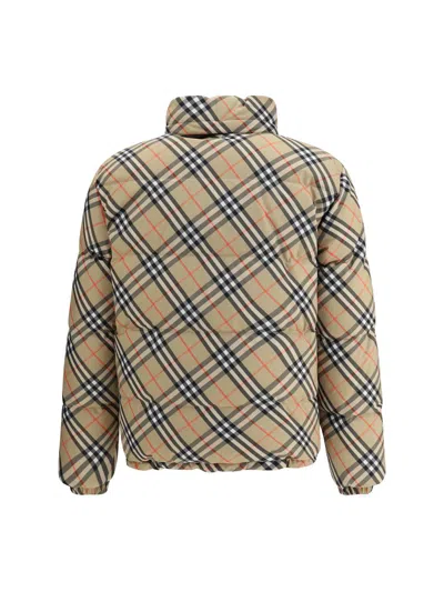 Burberry Snowdon Traditional Check Reversible Jacket In Neutral