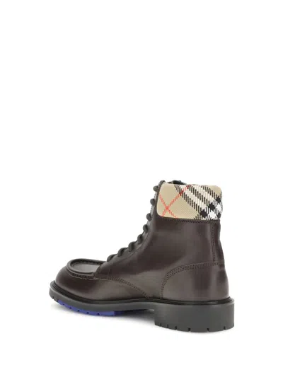 Burberry Rogue Amphibious Ankle Boots In Brown
