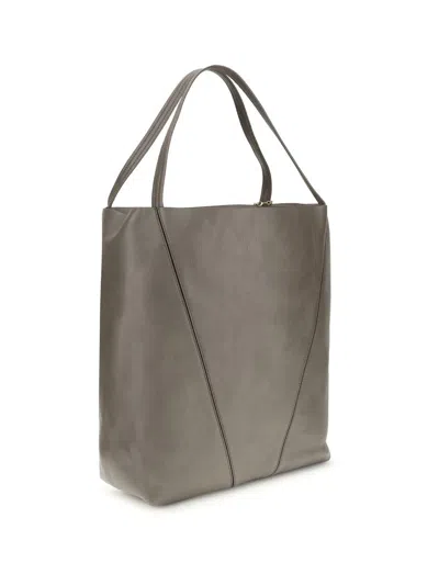 Chloé Women Spin Large Tote Bag In Gray