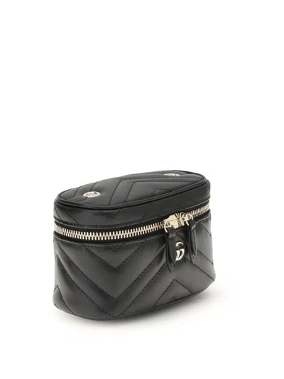 Gucci Women Gg Marmont Beauty Case Nano In Black