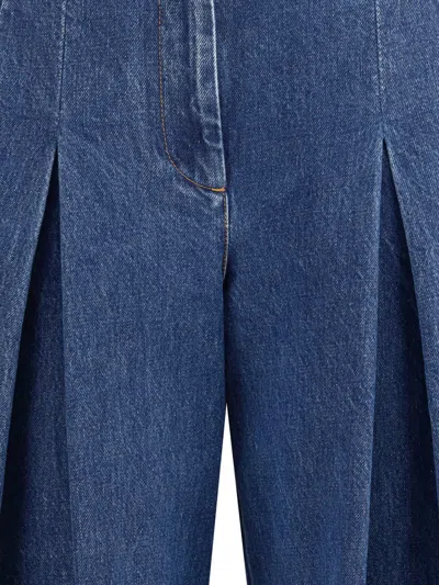 Dolce & Gabbana 5 Pocket Denim Pants In Blue