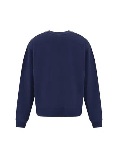 Marni Sweater With Embroidered Logo In Blue