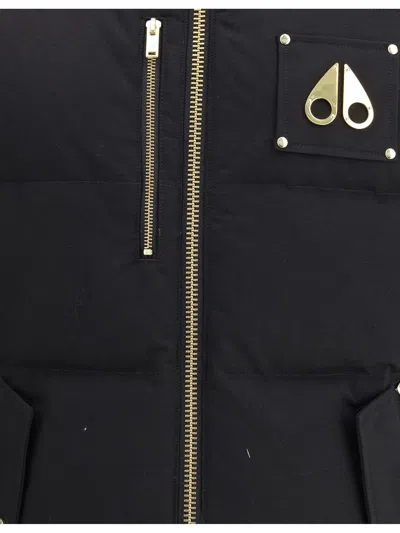 Moose Knuckles Westmount Original Two-tone Vest In Black