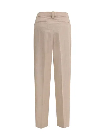 Fabiana Filippi Pleated Front Trousers In Gray