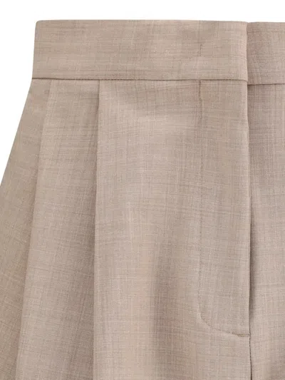Fabiana Filippi Pleated Front Trousers In Gray