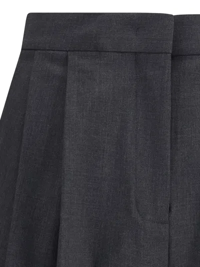 Fabiana Filippi Pleated Front Trousers In Gray