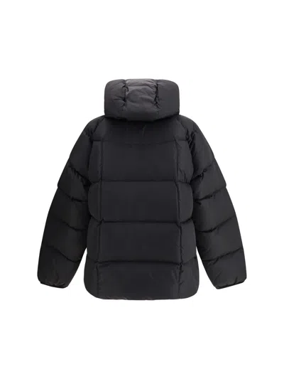 Dsquared2 Men 3d Long Nylon Down Jacket In Black