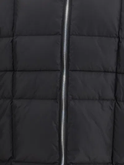 Dsquared2 Men 3d Long Nylon Down Jacket In Black