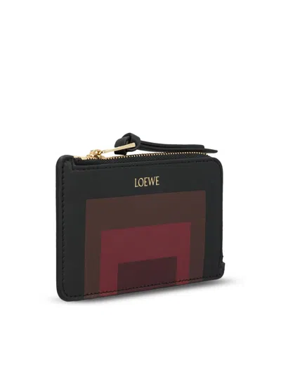 Loewe X Albers Geometric-pattern Zip Wallet In Multi