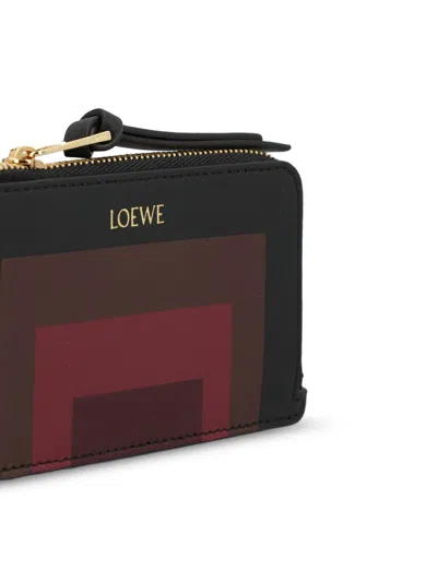 Loewe X Albers Geometric-pattern Zip Wallet In Multi