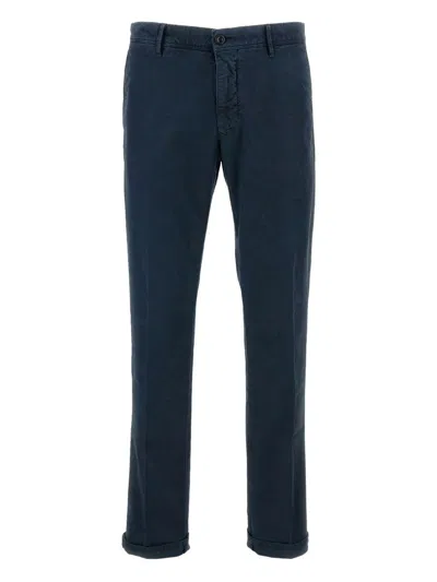 Incotex Slim Fit Trousers In Blue