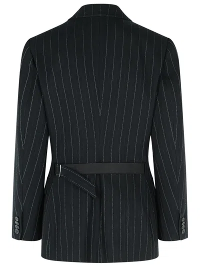 Isabel Marant Tailored Virgin Wool And Cotton Blazer In Black