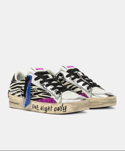 Crime London Sk8 Deluxe Sneakers In Blue