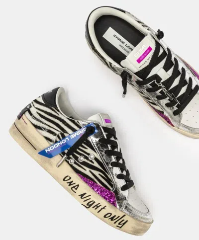 Crime London Sk8 Deluxe Sneakers In Blue