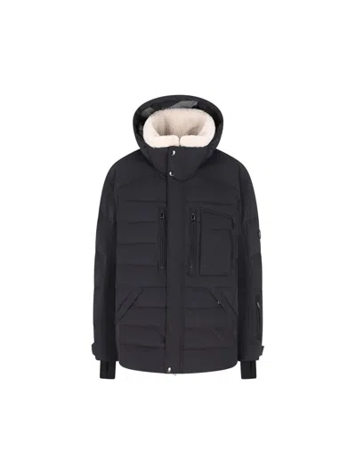 Bogner Hooded Quilted Jacket In Blue