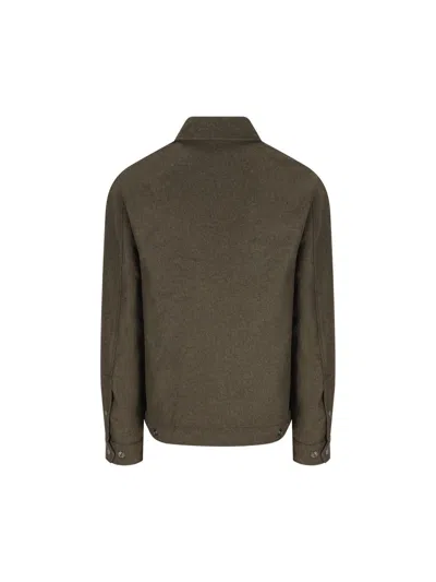 Woolrich Button-fastening Shirt Jacket In Green