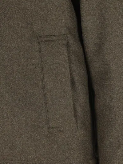 Woolrich Button-fastening Shirt Jacket In Green