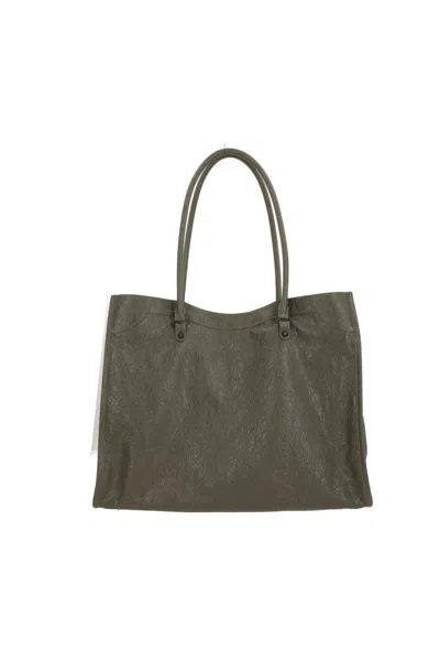 Balenciaga Medium Le City Shopping Bag In Green