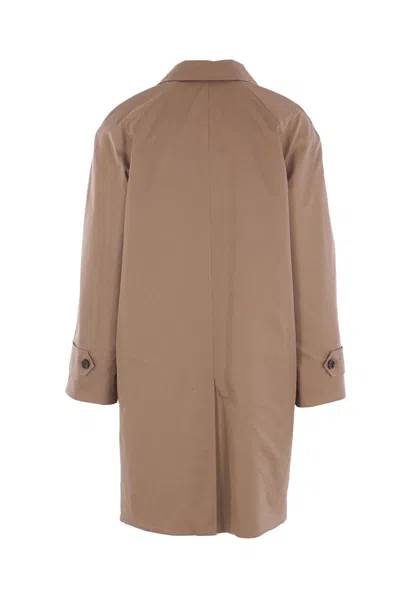 Burberry Men Chevington Reversible Cotton Coat In Brown