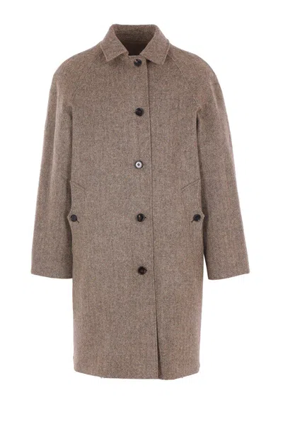 Burberry Men Chevington Reversible Cotton Coat In Brown