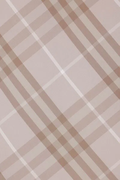Burberry Women Beige Shirt With Pointed Collar And All-over Check Motif In Cotton Woman In Multi