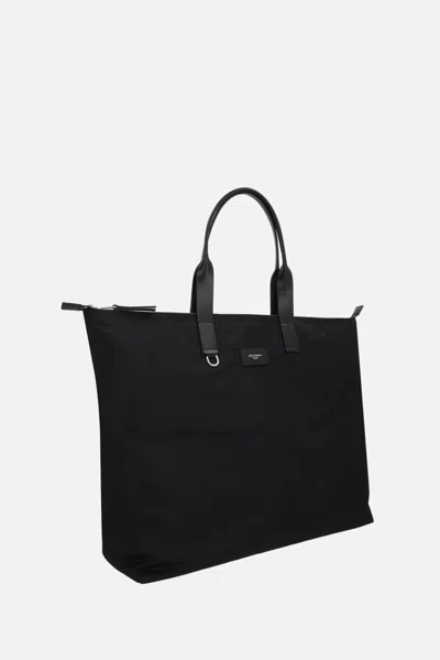 Dolce & Gabbana Structured Tote Bag With Metal Hardware And Top Handles In Black