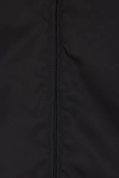 Prada Logo-plaque Cropped Jacket In Black