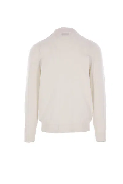 Brunello Cucinelli Cardigan Cashmere Sweaters And Cardigans White In Neutral