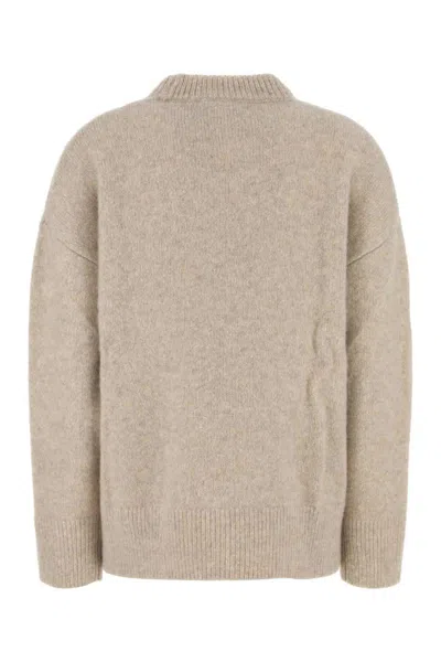 Co Sand Cashmere Blend Oversize Sweater In Neutral