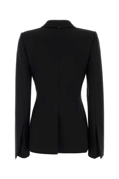Sportmax Tailored Blazer In Technical Wool In Blue