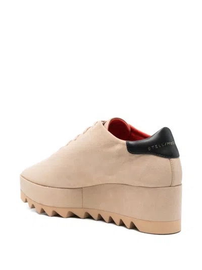 Stella Mccartney Sneakelyse Alter Suede Sneakers Desert In Neutral