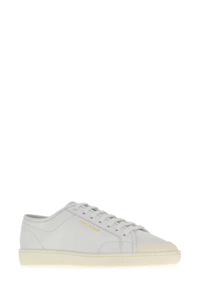 Saint Laurent Sneakers Casual Rubber Sole In White