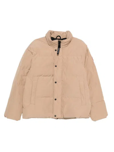 Canada Goose Men Bayview Short Down Jacket In Nude