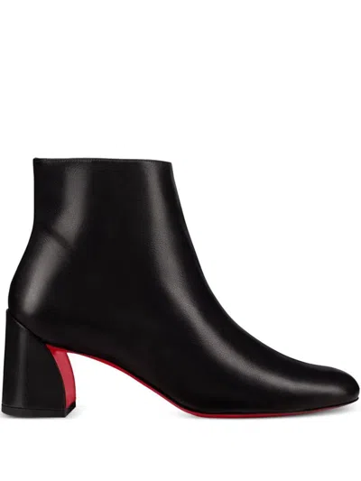 Christian Louboutin Women Jane T 55 Stivaletto Con Tacco In Black