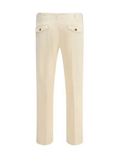 Germano 1952 Pleated Button-fastening Trousers In Neutral