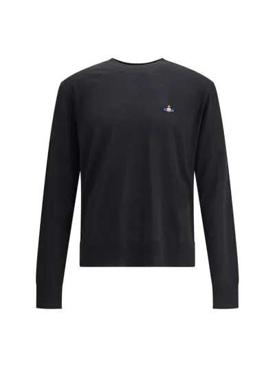 Vivienne Westwood Alex Wool Sweater In Black