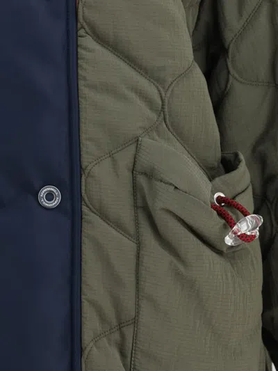 Marbell Quilted Colour-block Bomber Jacket In Multi