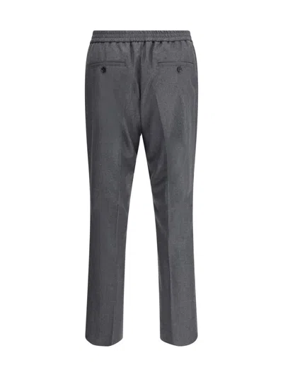 Ami Alexandre Mattiussi Ami Paris Men Virgin Wool Pants In Gray