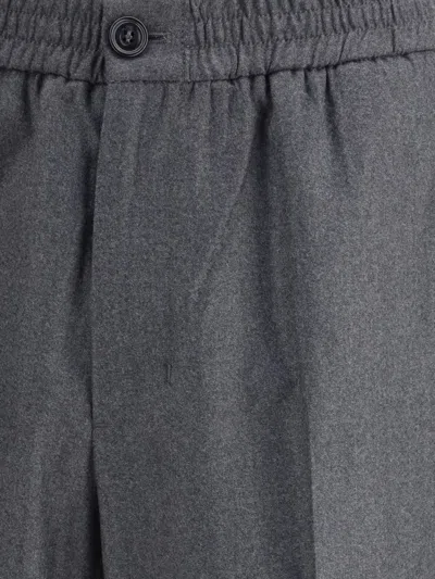 Ami Alexandre Mattiussi Ami Paris Men Virgin Wool Pants In Gray