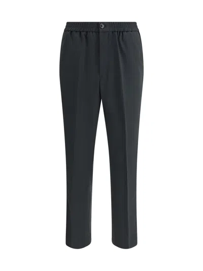 Ami Alexandre Mattiussi Ami Paris Men Elasticized Waist Pants In Blue