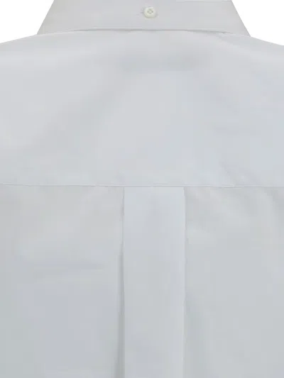 Alainpaul Button-up Cotton Shirt In White