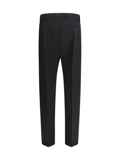 Rick Owens Tailored Geth Wide Leg Virgin Wool Pants In Black