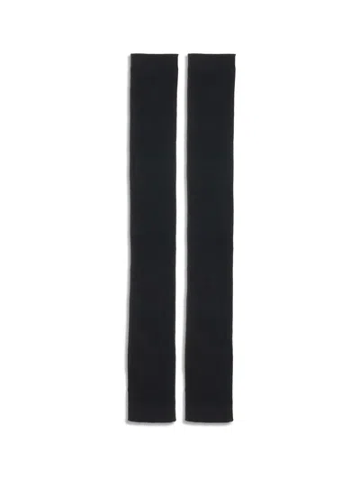 Sa Su Phi Silk And Cashmere Gloves In Black