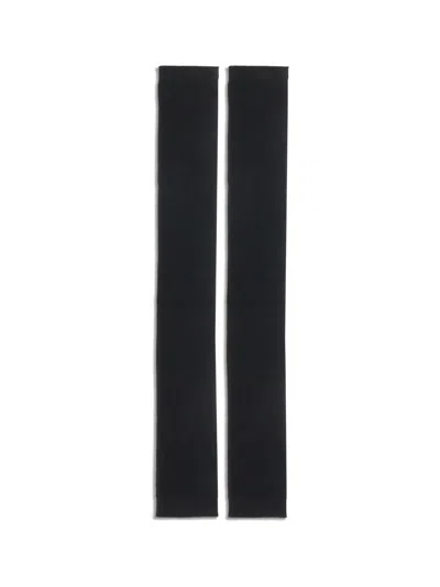 Sa Su Phi Silk And Cashmere Gloves In Black