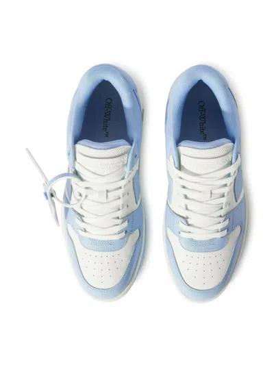 Off-white Out Of Office Leather Sneakers In Blue