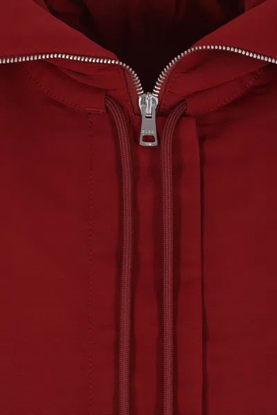 Gucci Women Red Polyester Faille Jacket In Red
