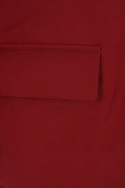 Gucci Women Red Polyester Faille Jacket In Red