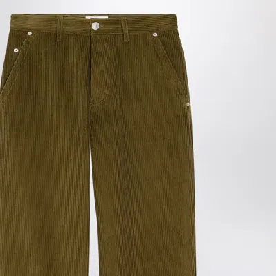 Ami Alexandre Mattiussi Ami Paris Bronze Corduroy Trousers Men In Multi